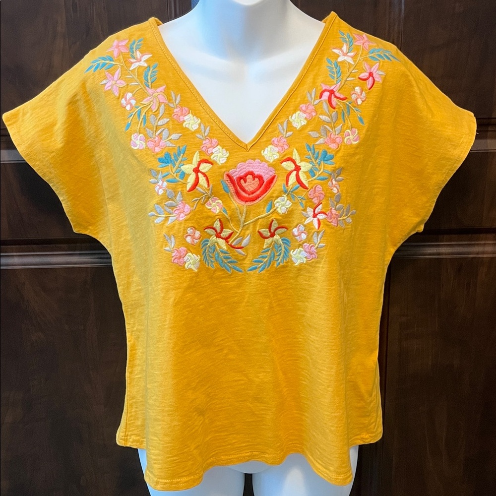 Solitaire Embroidered Cotton Shirt